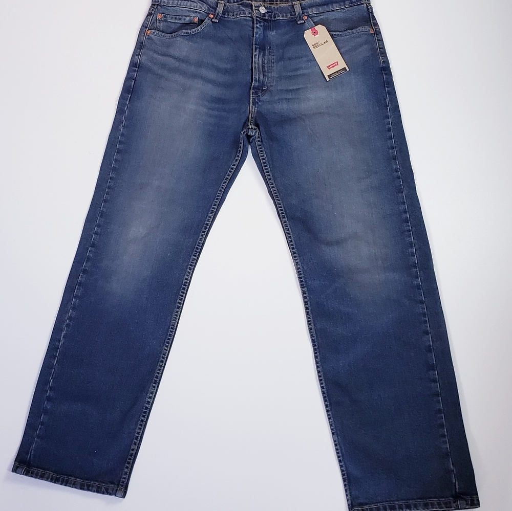 Levis 505 Regular Fit Jeans Medium stonewash